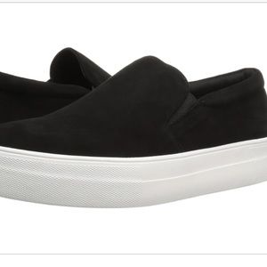 Steve Madden Black Slip On Sneakers